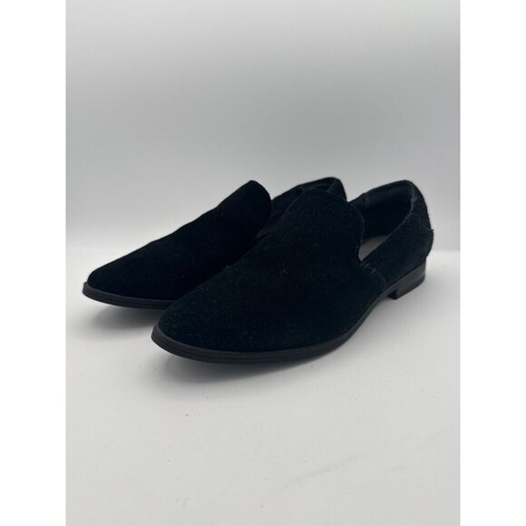 Rockport Black Suede Slip-On Loafers Size 10 - Picture 1 of 8